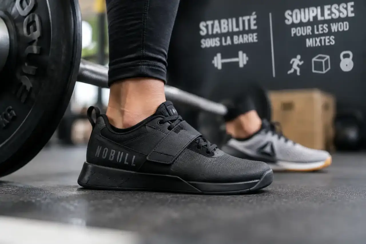 Chaussure CrossFit : stabilité sous la barre ou souplesse pour les WOD mixtes ?