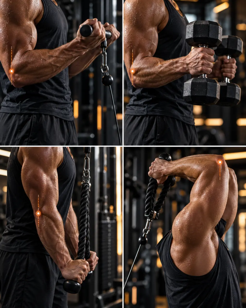 Séance bras muscu : 4 exercices pour travailler biceps et triceps sans tricher