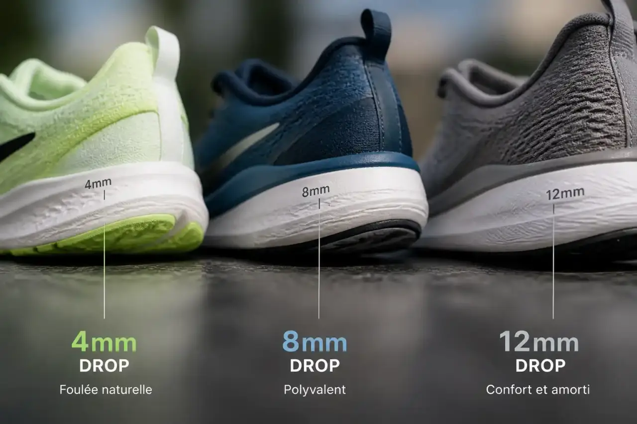 Drop de chaussure : 4 mm, 8 mm ou 12 mm, comment choisir sans se blesser ?