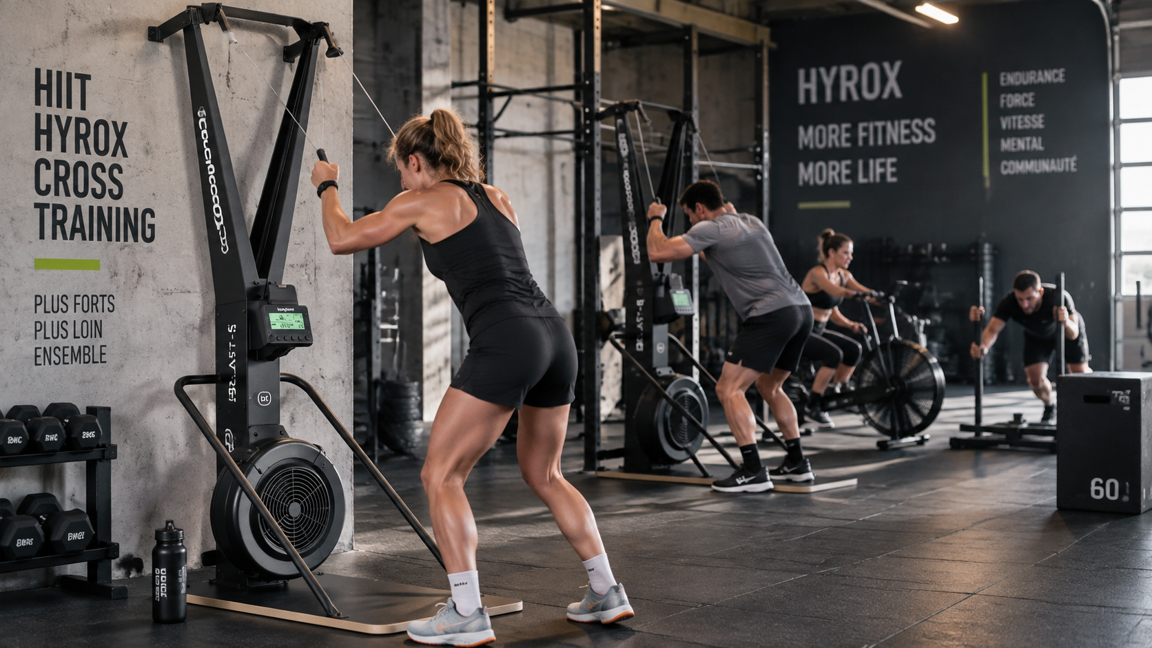 HIIT et Hyrox : les machines cardio à air qui ont remplacé le tapis dans les salles modernes