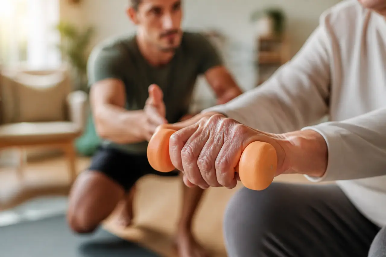 Coach sportif pour senior à domicile : force, équilibre et autonomie au quotidien
