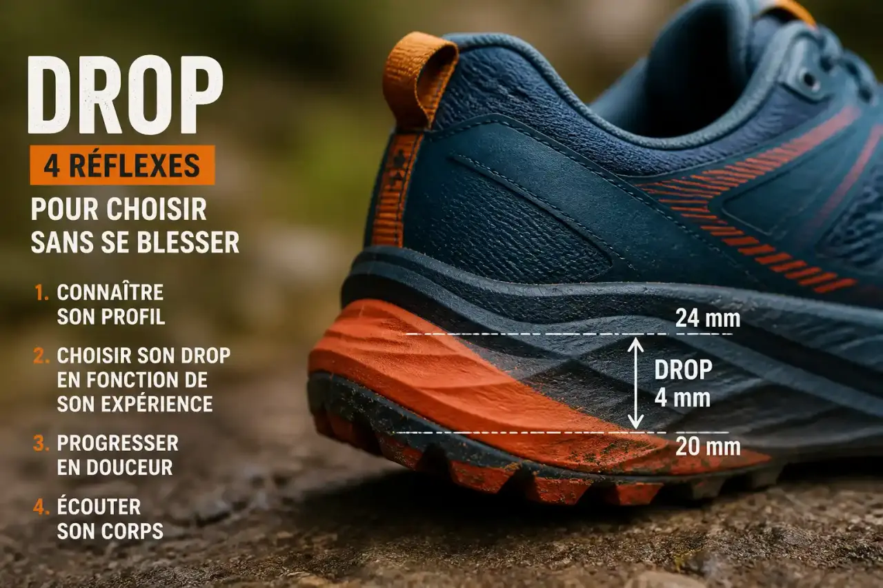 Drop de chaussure de trail : 4 réflexes pour choisir sans se blesser