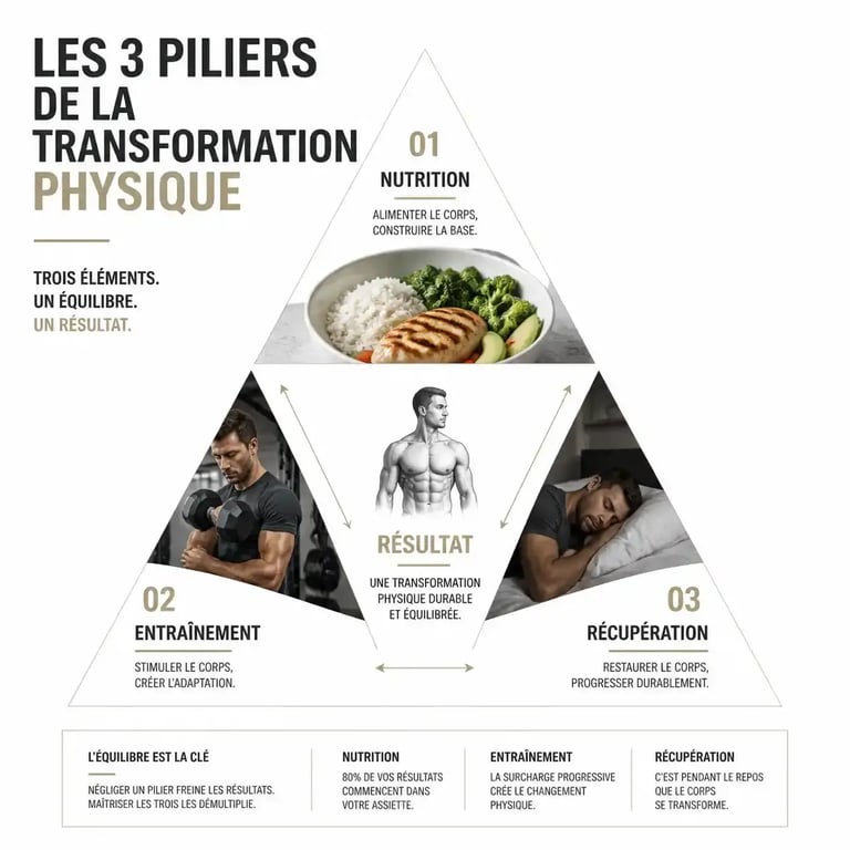 Piliers de la transformation musculation